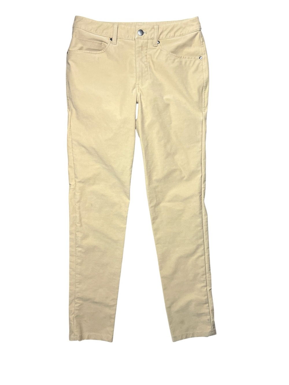 Lululemon ABC 5 Pocket Pants Men’s Khaki Beige Slim Fit